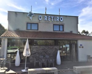 Cerca de la entrada a arzúa.